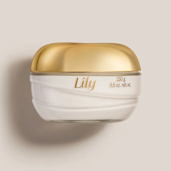 Creme Acetinado Hidratante Desodorante Corporal Lily 250g - Imagem 4