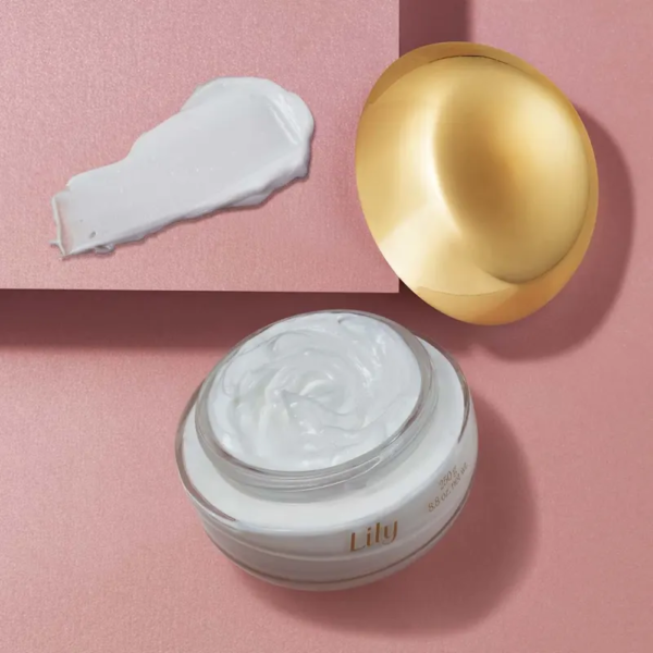 Creme Acetinado Hidratante Desodorante Corporal Lily 250g - Imagem 6