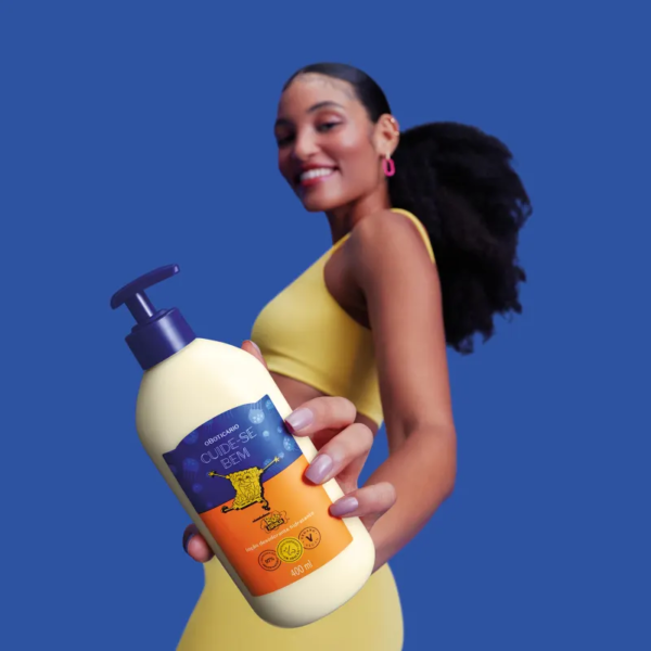 Loção Desodorante Hidratante Cuide-se Bem Bob Esponja 400ml - Imagem 6