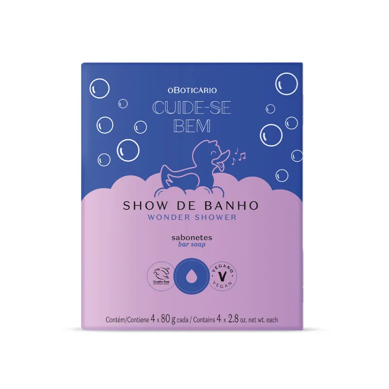 Sabonete em Barra Cuide-se Bem Show de Banho 4x80g