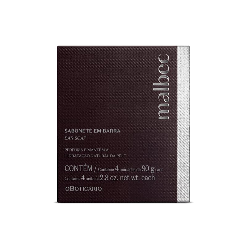 Sabonete em Barra Malbec 4x80g