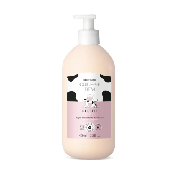 Loção Desodorante Hidratante Corporal Cuide-se Bem Deleite 400ml - Imagem 2