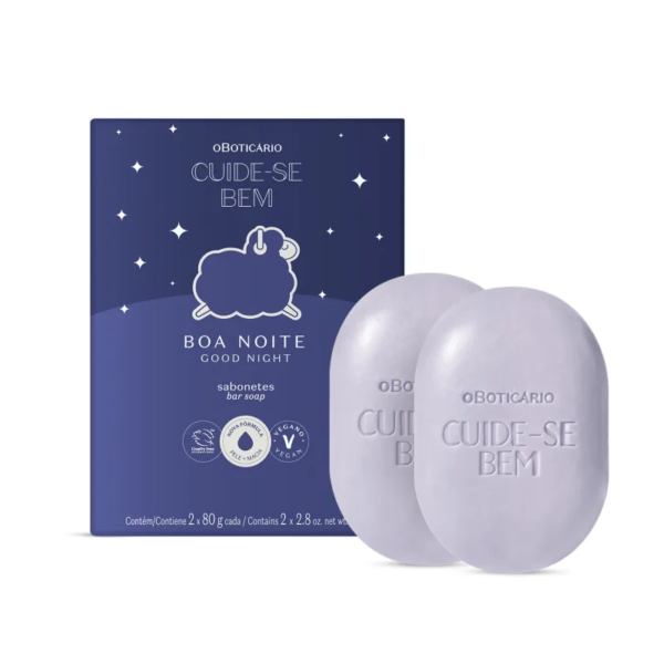 Sabonetes em Barra Cuide-se Boa Noite 4x80g