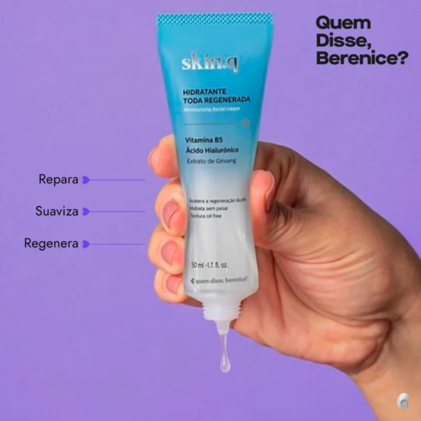 Hidratante Facial 50ml  Quem Disse, Berenice? Skin.q Toda Regenerada - Imagem 3