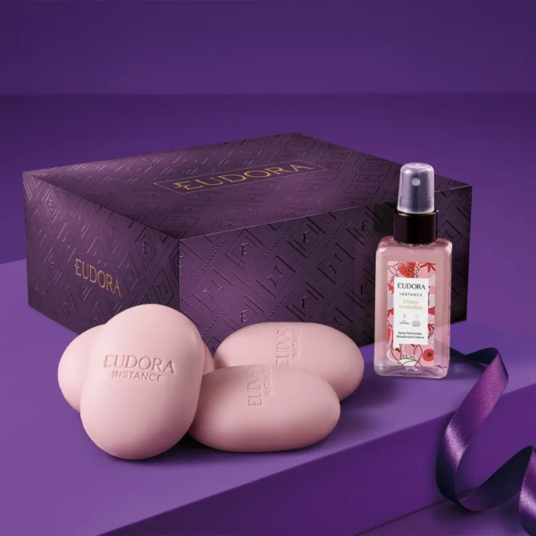 Kit Presente Dia das Mães Frutas Vermelhas: Spray Corporal 75ml + Sabonete em Barra 80g (4 unidades) - Imagem 3