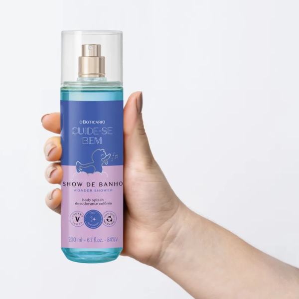 Body Splash Desodorante Colônia Cuide-se Bem Show de Banho 200ml - Imagem 4