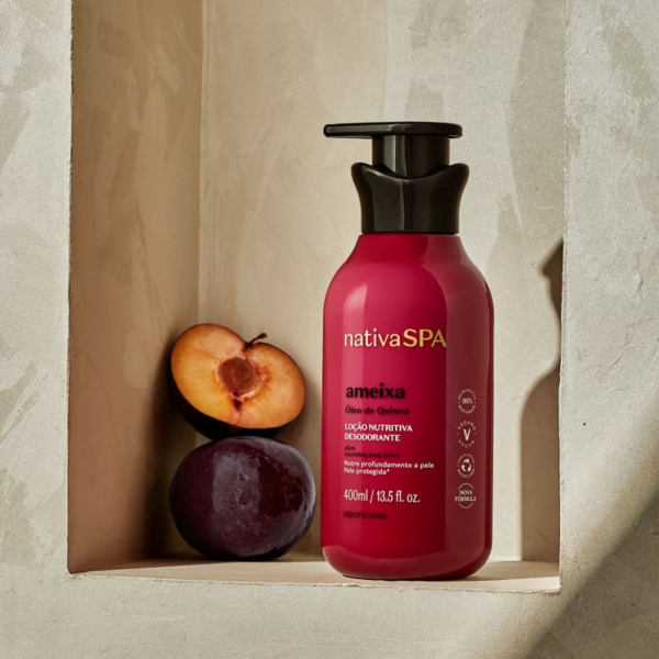Loção Hidratante Desodorante Corporal Nativa SPA Ameixa 400ml - Imagem 3