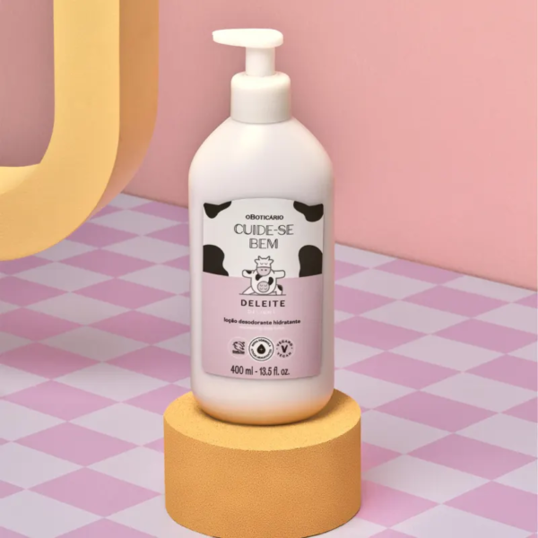 Loção Desodorante Hidratante Corporal Cuide-se Bem Deleite 400ml - Imagem 4