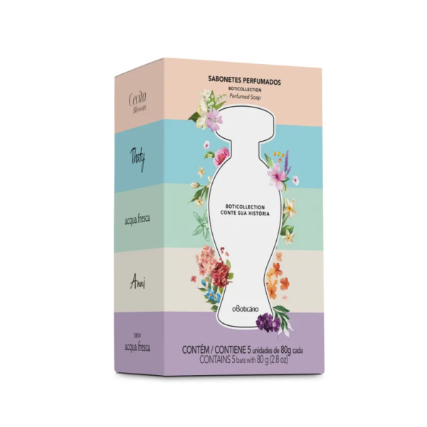 Kit Sabonetes Perfumados Boticollection 80g - Imagem 4