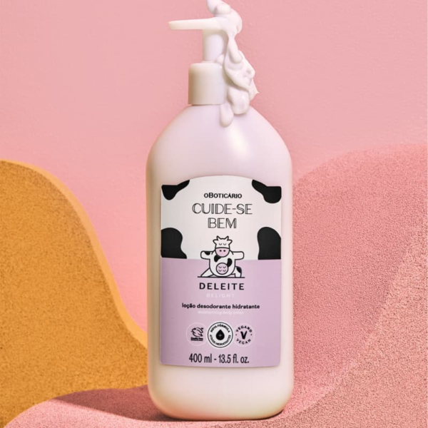 Loção Desodorante Hidratante Corporal Cuide-se Bem Deleite 400ml - Imagem 5