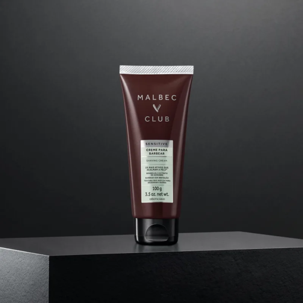 Creme de Barbear Malbec Club Sensitive 100g - Imagem 5