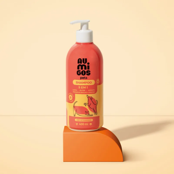 Shampoo 5 em 1 Au.Migos Pets 400ml - Imagem 6