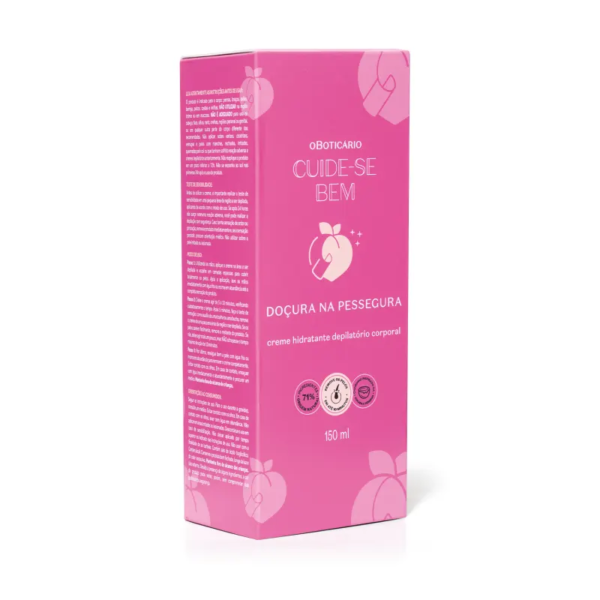 Creme Hidratante Depilatório Corporal Cuide-se Bem Doçura na Pessegura 150ml - Imagem 9