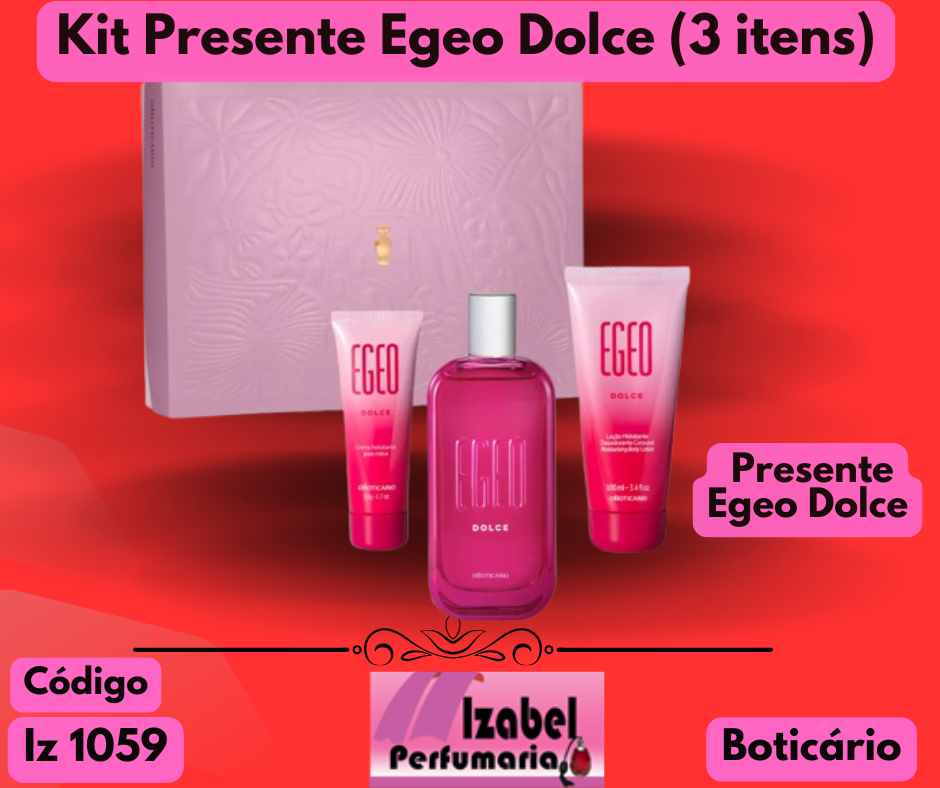 Kit Presente Dia das Mães Egeo Dolce (3 itens)