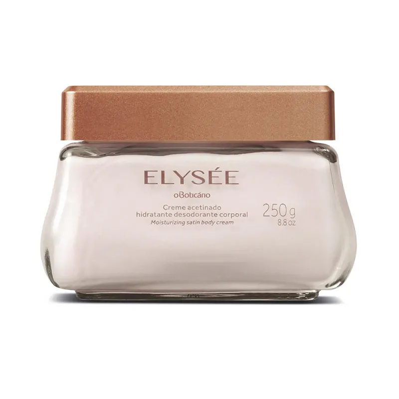 Creme boticario Acetinado Hidratante Desodorante Elysée, 250ml