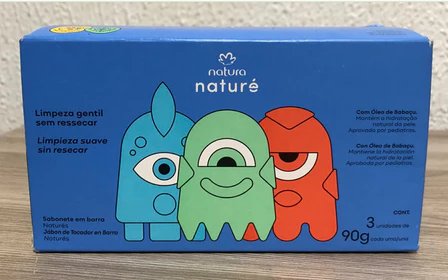 Sabonetes em Barra Naturés 3 un de 90 g