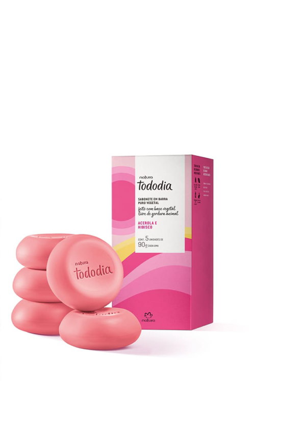 Sabonete tododia Acerola e Hibisco 5 un - Imagem 3