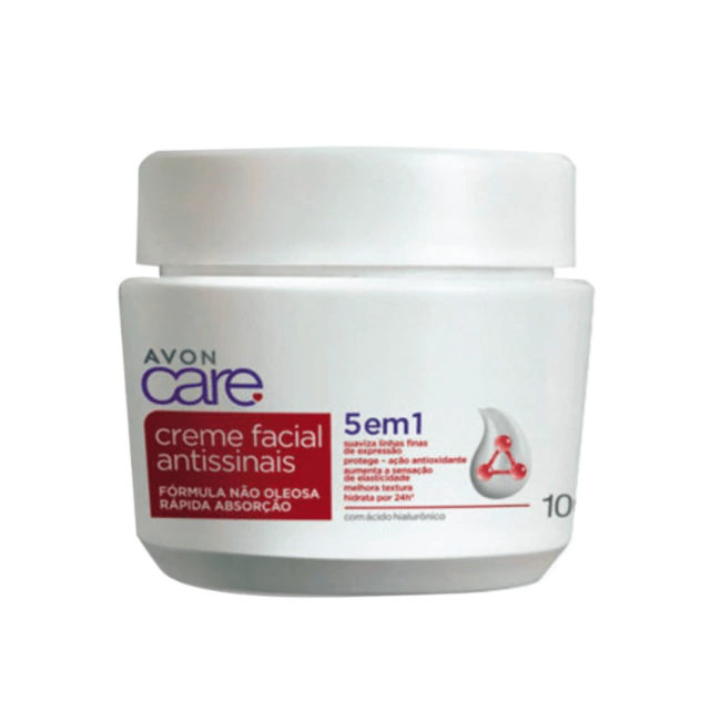 Avon creme Facial Antissinais 5 em 1 – Avon Care 100g