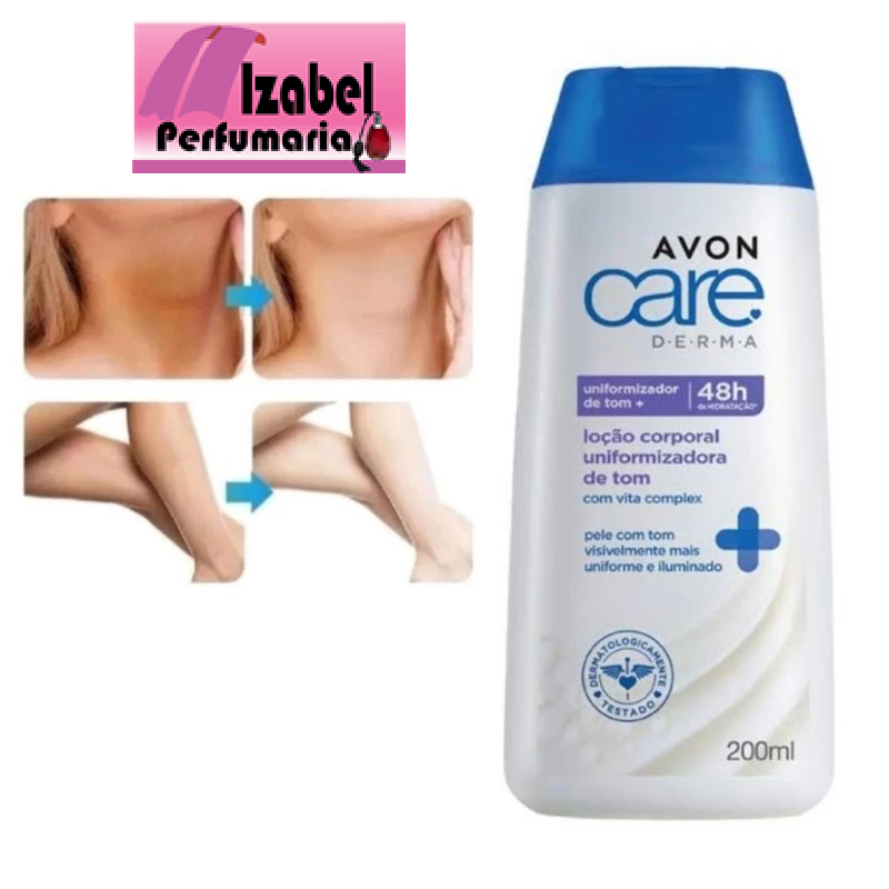 Avon care Derma loção Corporal Uniformizadora de Tom 200ml