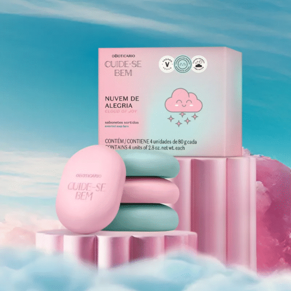Sabonetes Sortidos Cuide-se Bem Nuvem de Alegria 4x80g