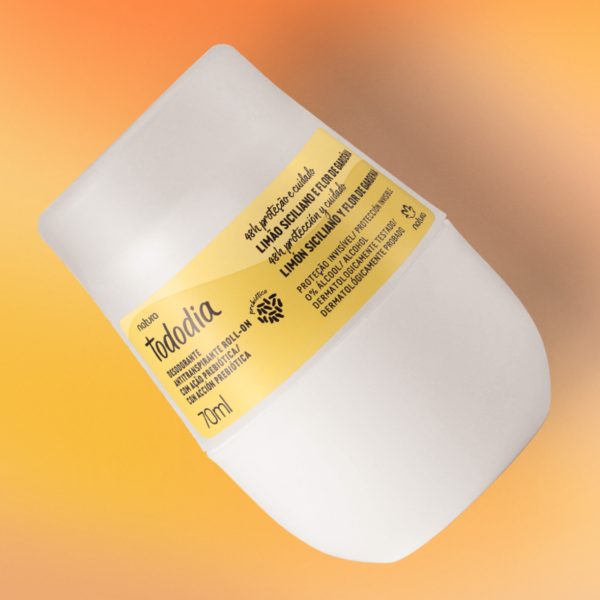 Natura Desodorante Roll-on Limão Siciliano e Flor de Gardênia 70ml - Imagem 4