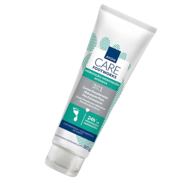 Avon care Footworks creme Desodorante Para Pés Extrassecos 80gr - Imagem 4