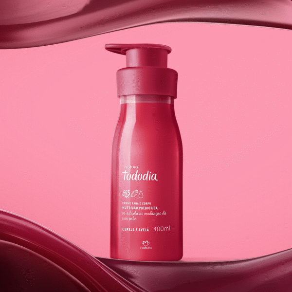 Creme Desodorante Nutritivo para o Corpo Tododia Cereja e Avelã 400ml