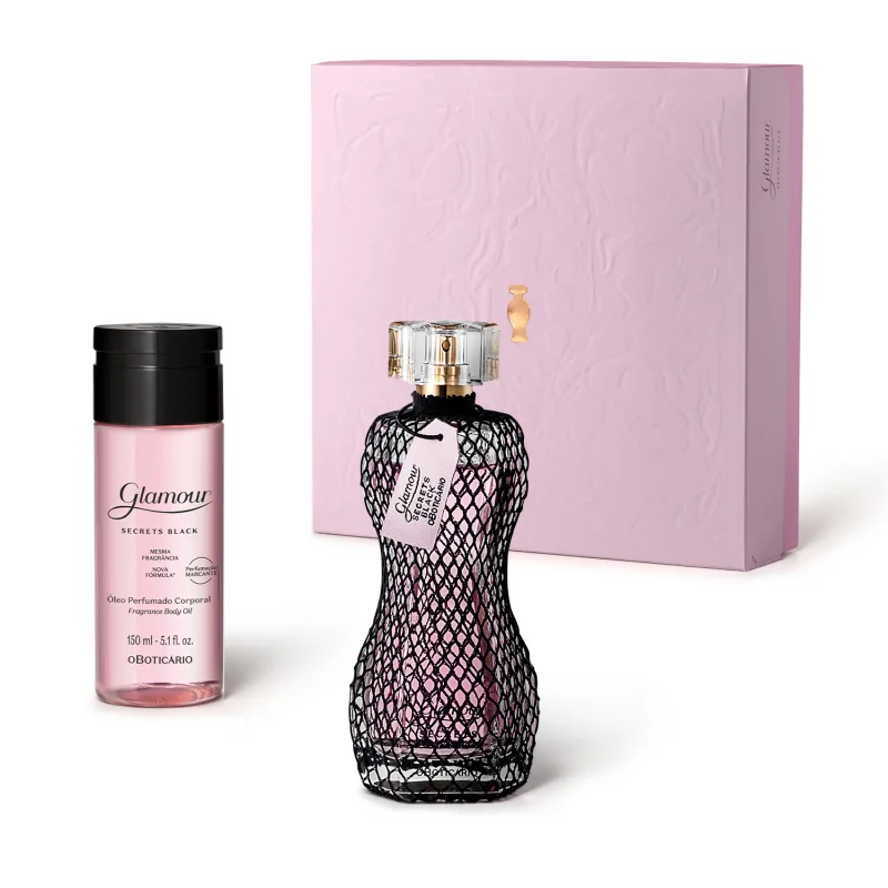 Kit Presente Dia das Mães Glamour Secrets Black (2 itens)