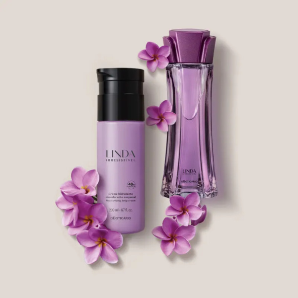 Combo Presente Dia das Mães Linda Irresistível: Desodorante Colônia 100ml + Loção Corporal 200ml + Caixa de Presente - Imagem 3