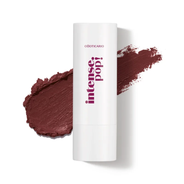 Batom Cremoso Bege Amêndoa Intense Pop! 3,6g - Imagem 3