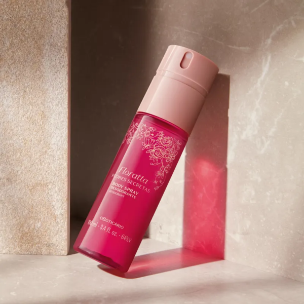 Body Spray Desodorante Floratta Flores Secretas 100ml - Imagem 3