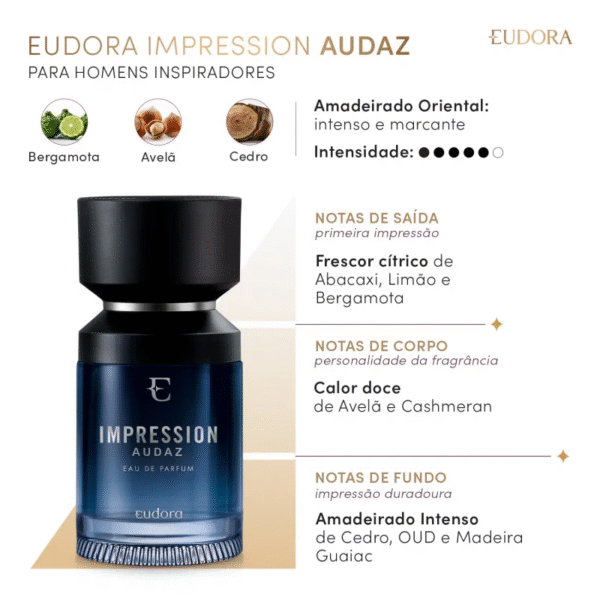 Impression Audaz Eau de Parfum 100ml - Imagem 2