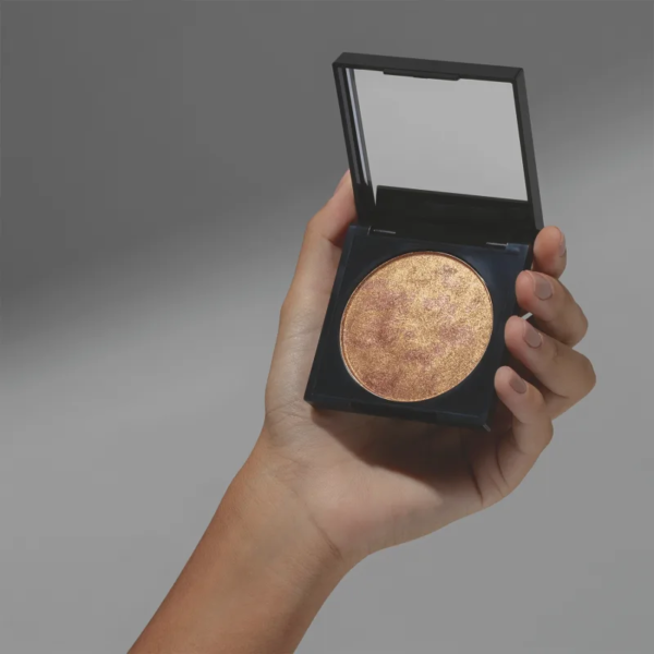 Blush Iluminador Make B. Marble Shine Gold 8g - Imagem 4