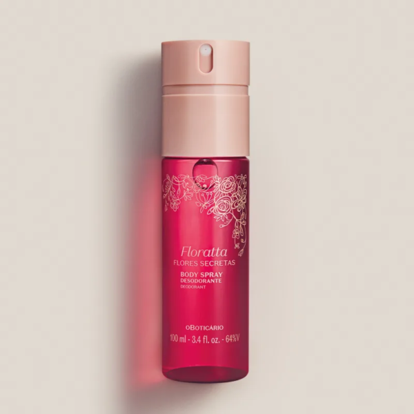 Body Spray Desodorante Floratta Flores Secretas 100ml - Imagem 4