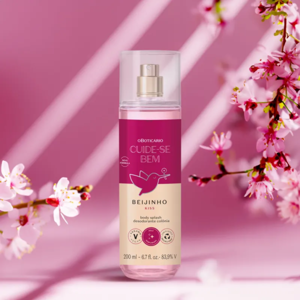 Body Splash Desodorante Colônia Cuide-se Bem Beijinho 200ml - Imagem 5
