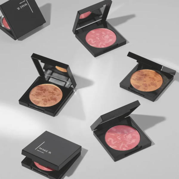Blush Iluminador Make B. Marble Shine Gold 8g - Imagem 9