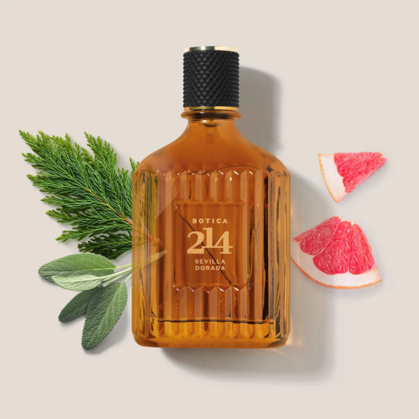 Botica 214 Sevilla Dorada Masculino Eau de Parfum Floral Frutal 75ml - Imagem 2