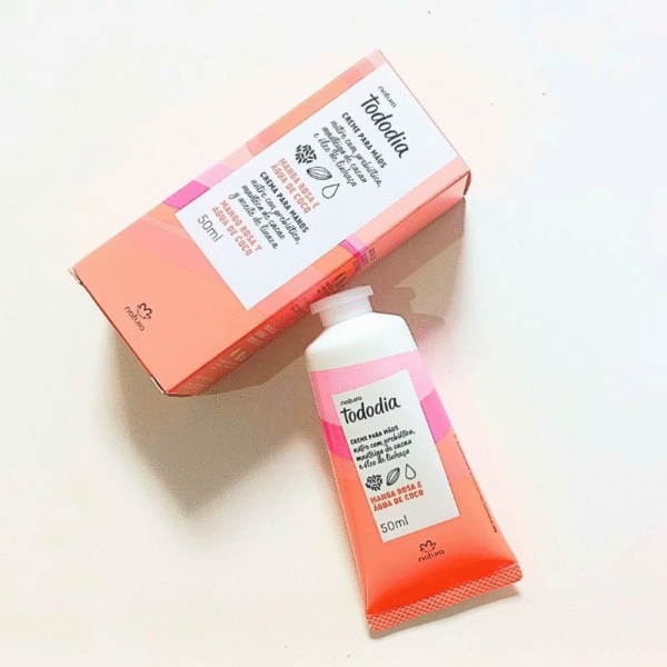 Natura Tododia Creme para mãos manga rosa e água de coco 50ml - Imagem 3
