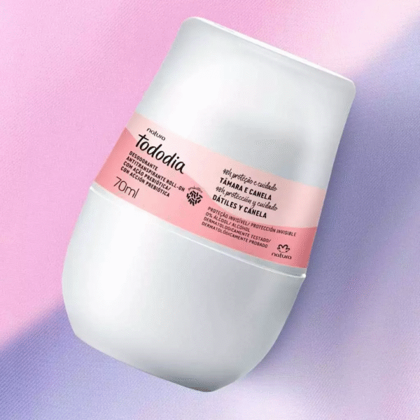 Desodorante Antitranspirante Roll-on Tododia Tâmara e Canela 70ml - Imagem 3