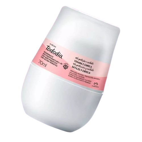 Desodorante Antitranspirante Roll-on Tododia Tâmara e Canela 70ml