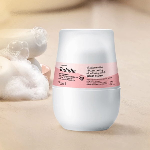 Desodorante Antitranspirante Roll-on Tododia Tâmara e Canela 70ml - Imagem 4