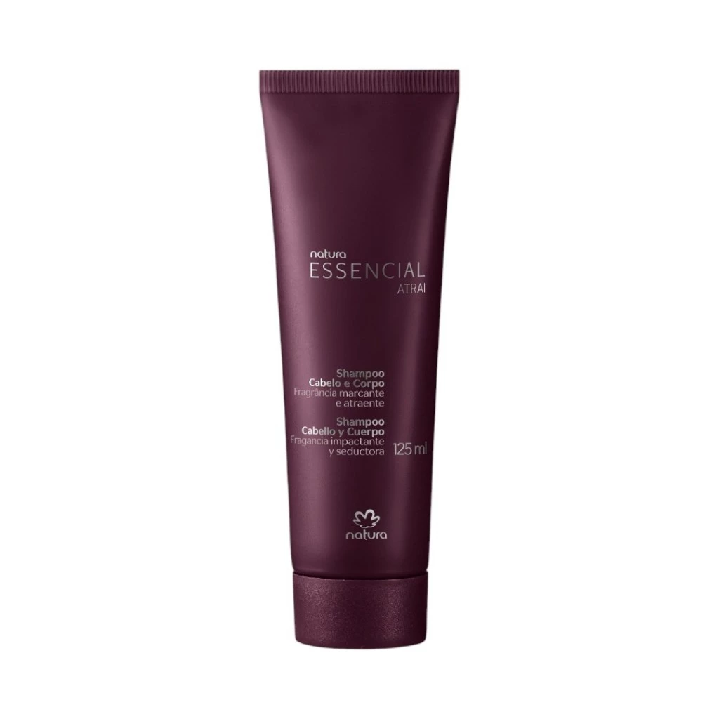 Shampoo Natura cabelo e Corpo Essencial Atrai Feminino 125ml