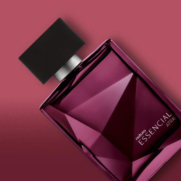 Natura Essencial Atrai, Fragrância Masculina Intensa com Madeiras Nobres e Pimenta Rosa, 10h de Duração - Imagem 2