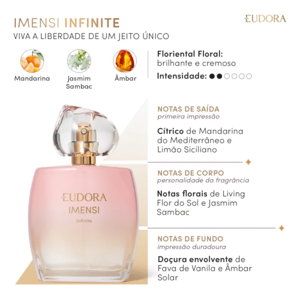 Imensi Infinite Desodorante Colônia 100ml - Imagem 2