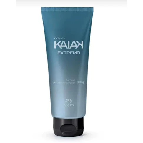 Natura Kaiak extremo gel 2 em 1 para barbear e pós barba 100g