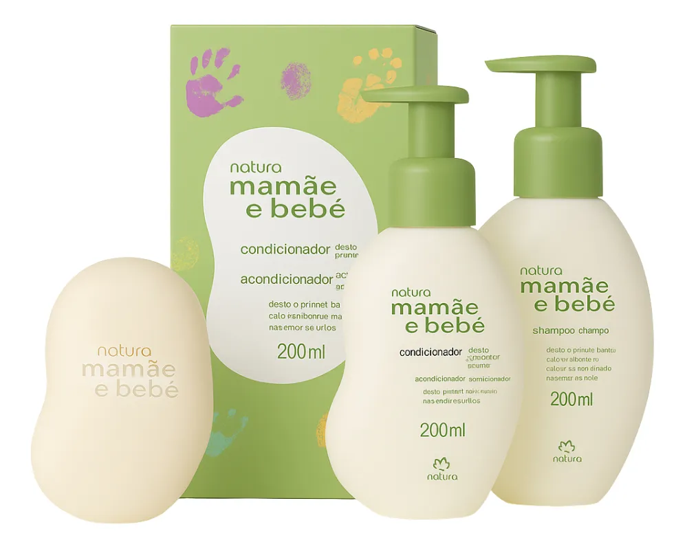 Kit Mamãe E Bebê Shampoo & Condicionador E Sabonete – Natura