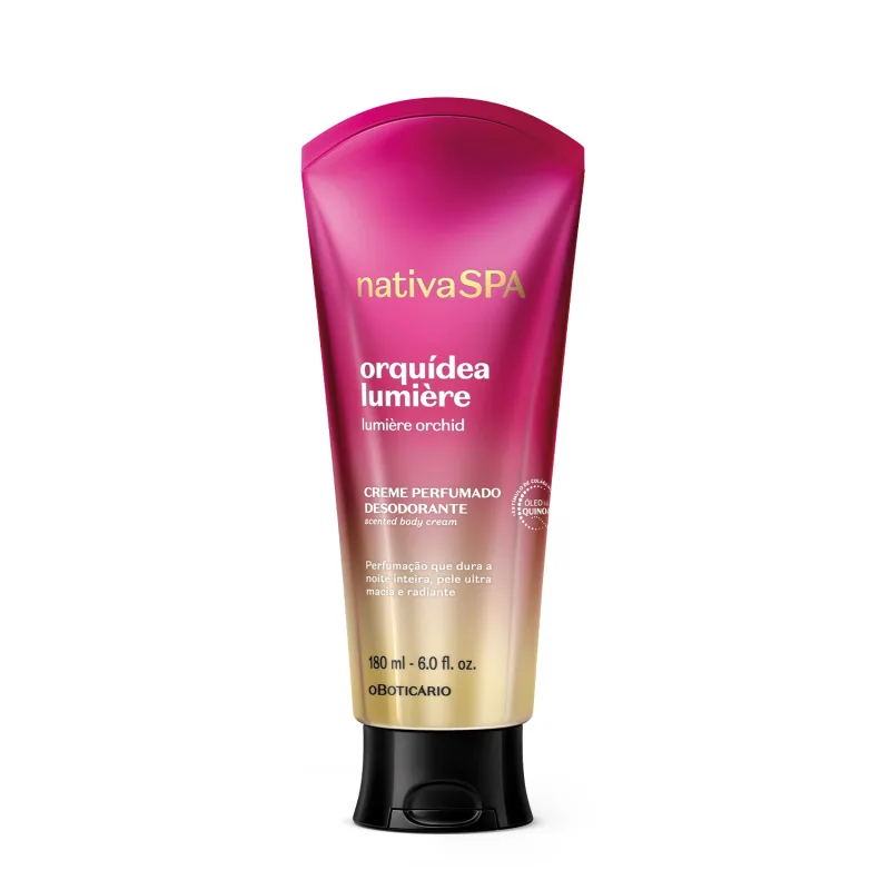 Creme Perfumado Desodorante Nativa SPA Orquídea Lumière 180ml - Imagem 2