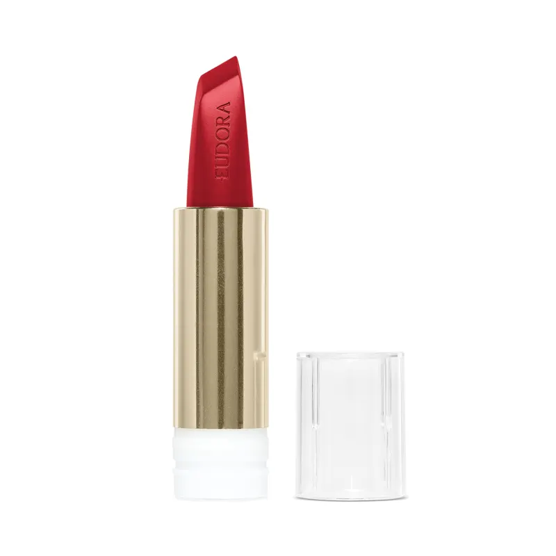 Refil Batom Semi Matte Vermelho Envolvente Glam Amulips 3,4g