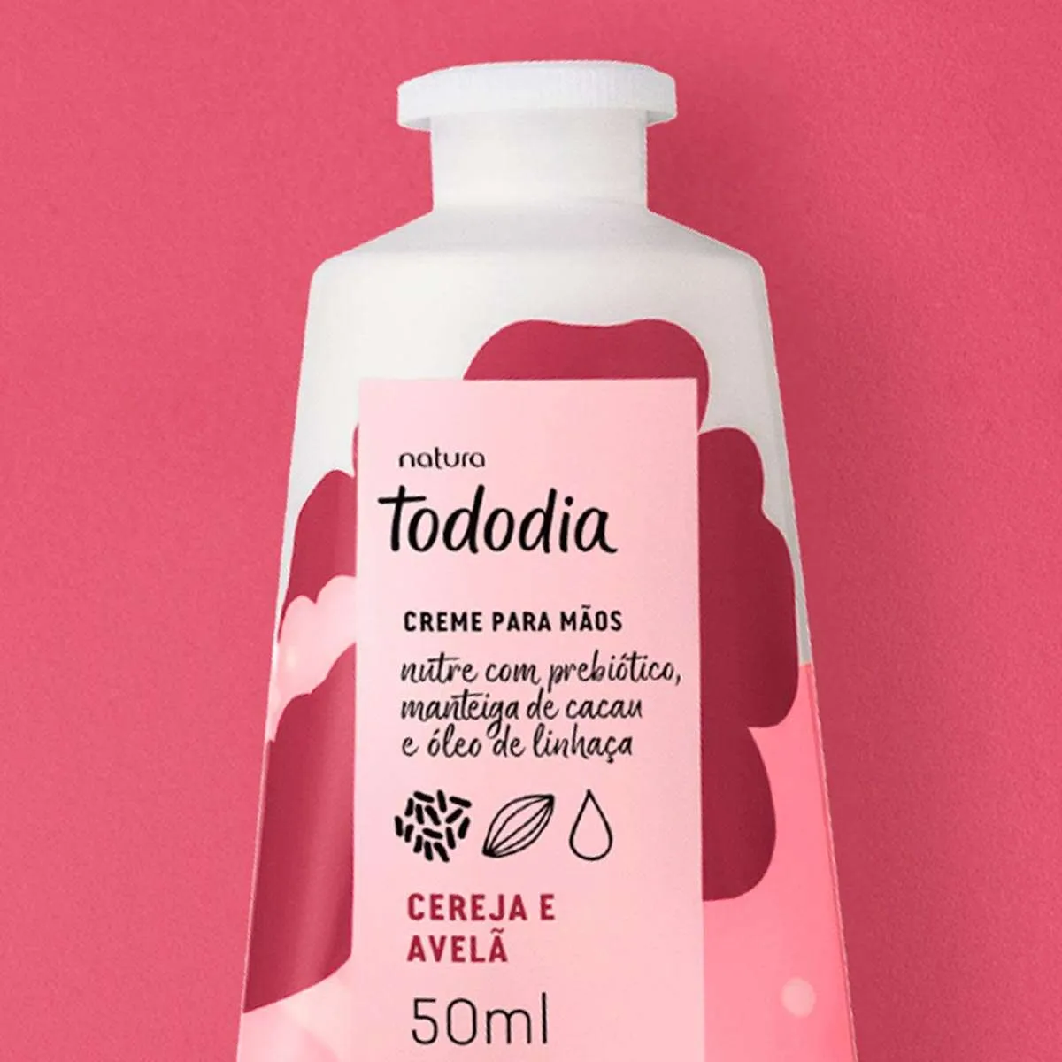 Creme Para As Mãos Natura Cereja E Avelã Tododia 50ml Tipo De Embalagem Bisnaga