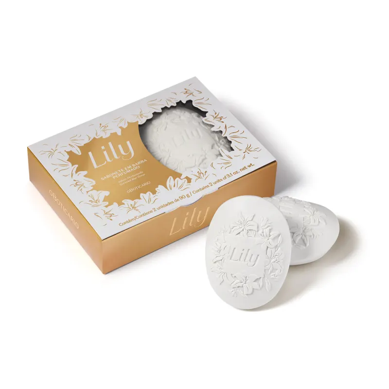 Sabonete em Barra Perfumado Lily 2x90g - Imagem 2
